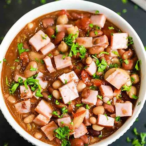 Crock Pot 15 Bean Soup With Ham Delicious 15 Bean Soup Recipe