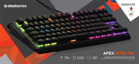 Jual Steelseries Apex M750 Rgb Mechanical Keyboard Di Seller Dext