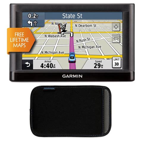 Garmin Nuvi 52lm 5in Portable Vehicle Gps Lifetime Maps Us Walmart
