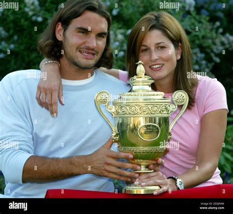 Miroslava Vavrinec Girlfriend Roger Federer Hi Res Stock Photography