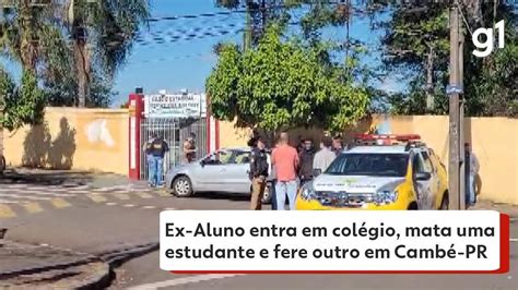 V Deos Ex Aluno Invade Col Gio E Mata Estudante A Tiros Em Camb