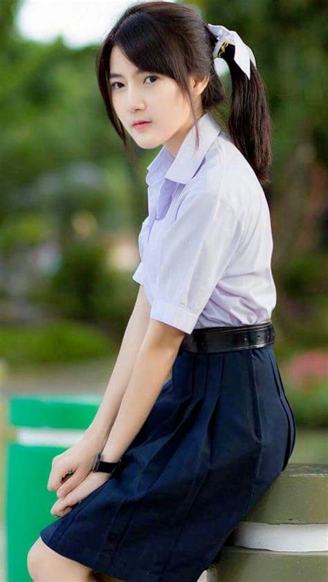 Pin On Thai Student Girls