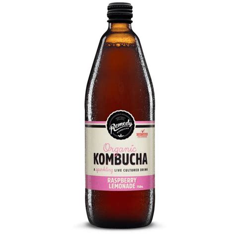 Remedy Organic Kombucha Raspberry Lemonade Zone Fresh