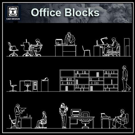 Office Blocks And Plans Cad Design Free Cad Blocksdrawingsdetails