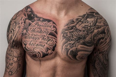 Confira As Dicas De Tatuagem Para Quem Deseja Tatuar O Peito No Blog Marco Da Moda Cool Chest