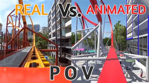 Luna Park Big Dipper Real Vs Animated Pov Youtube