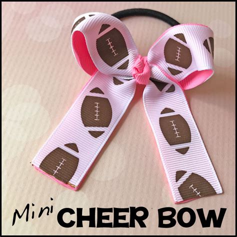 Diy Mini Cheer Bow Tutorial
