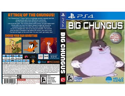 Does Anyone Have The Big Chungus Ps4 Cover Template Bigchungus