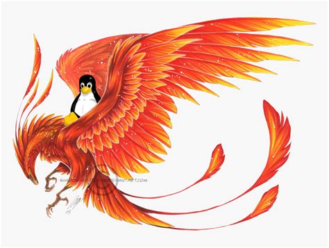 Phoenix Mythical Creatures Drawing Hd Png Download Kindpng