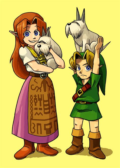 Link And Cremia The Legend Of Zelda And More Drawn By Toonyrab