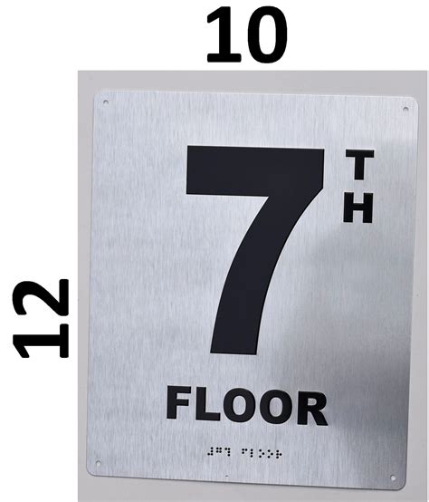 Ada Floor Number Signs Dob Signs Nyc Your Official Store For Nyc Dob