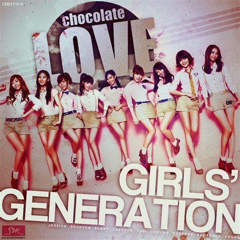 Lostgraphics Girls Generation Chocolate Love Fan Made Cover