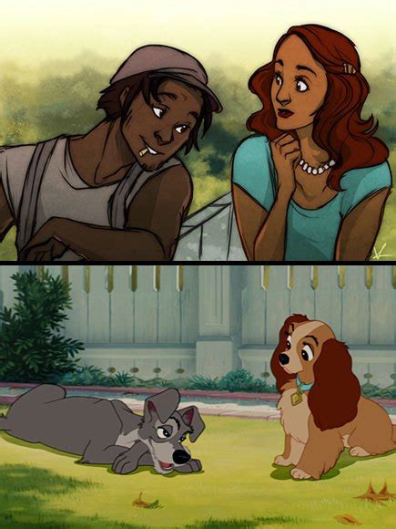 Disney Animated Animals As Drawings Of Humans