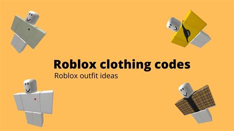 How To Use Roblox Outfit Codes