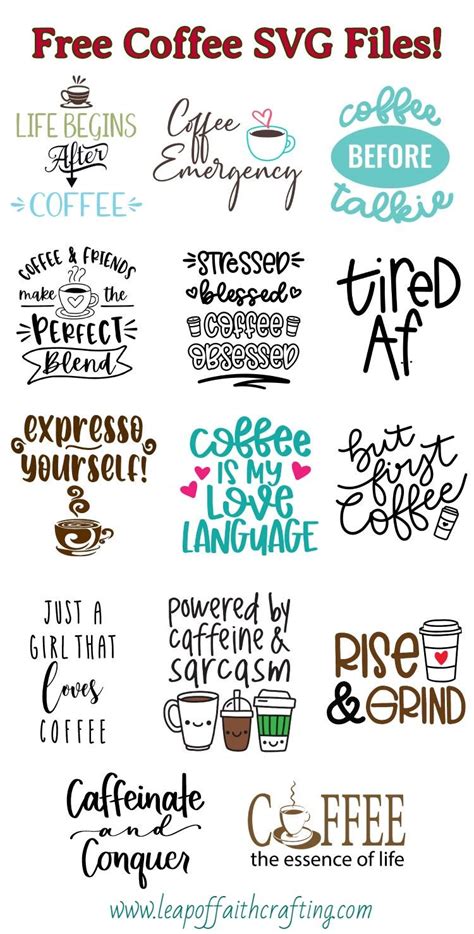 Free Coffee Quotes Svg Files Coffee Quote Svg Cricut Tutorials Svg