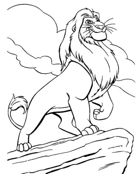 Lion King Coloring Pages Mufasa