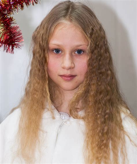 Photo Of A Young Blond Pretty Schoolgirl Photographed In December 2013