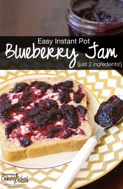 If you're wondering how to make instant pot homemade jam or in a ninja foodi. Easy Instant Pot Blueberry Jam (just 2 ingredients ...