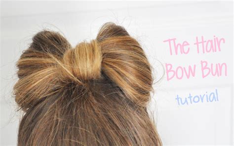 After you have learned how to do such chignons, you will realize how easy this design actually is. Tutorial | The Hair Bow Bun | StyleLab