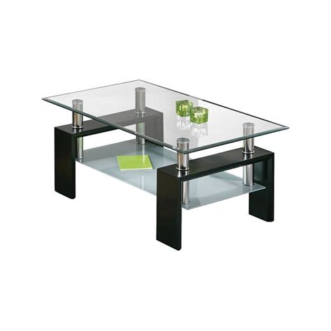 Ub Design Salon Table Basse Table Basse Dana 100 X 60 Cm Noire