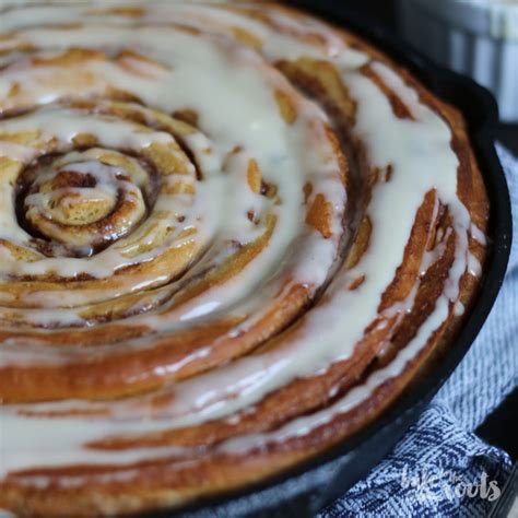Cut into strips about 2 x 4 and cut a slit in each strip. Cinnamon Roll Kuchen | Bake to the roots