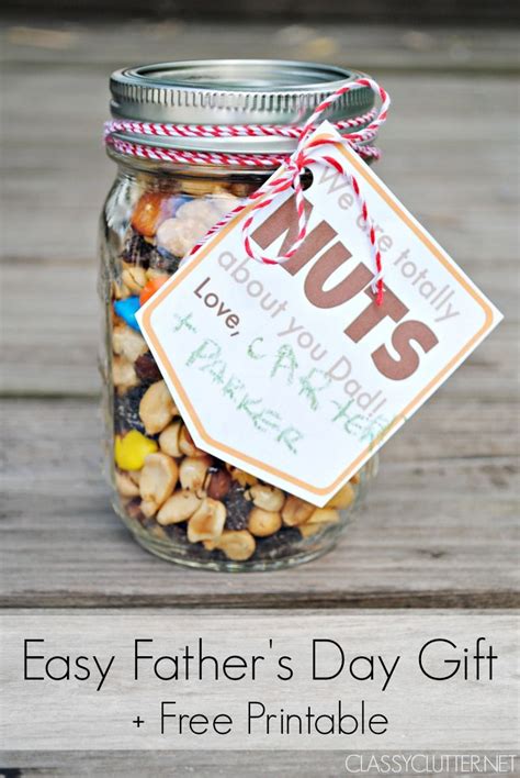 Treats and snacks are always a good option, and you can also the best gifts don't always come from the store. Father's Day Gift Idea and a Free Printable Gift Tag ...