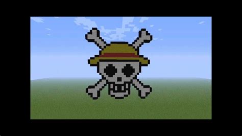 Minecraft Pixel Art One Piece Youtube