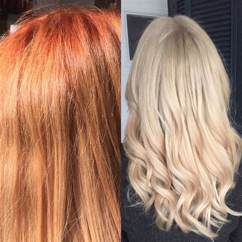 Washed Out Red To Blonde Tones Red To Blonde Blonde Tones Hair Styles