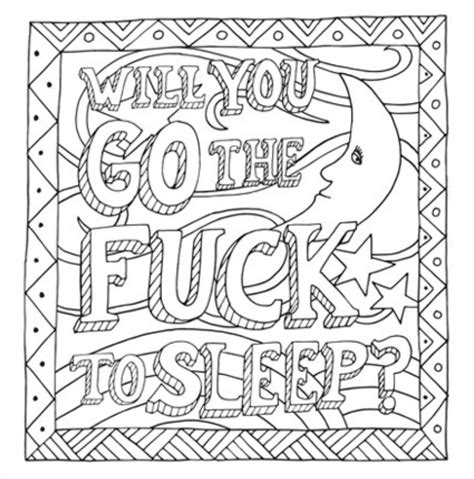 Cuss word coloring pages.in this post, we will hook you up with some amazing designs of coloring pages for adults. Pin on Printables