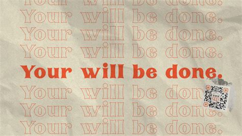 Your Will Be Done Design Challenges For Creatives