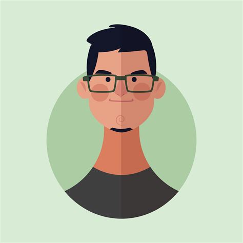 Illustration Male Face Vector Download Illustration 2020