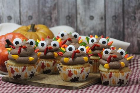 Thanksgiving Turkey Cupcakes Recipe