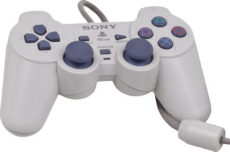 PSone DualShock Analog Wired Controller - Light Grey (PS1 ...