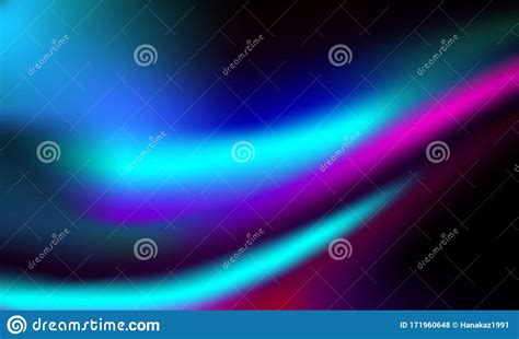 Abstract Gradients Neon Waves Banner Template Background Stock