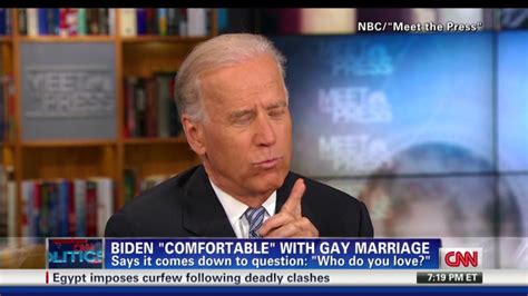 Biden Says He Is ‘absolutely Comfortable With Same Sex Marriage Cnn Political Ticker Cnn