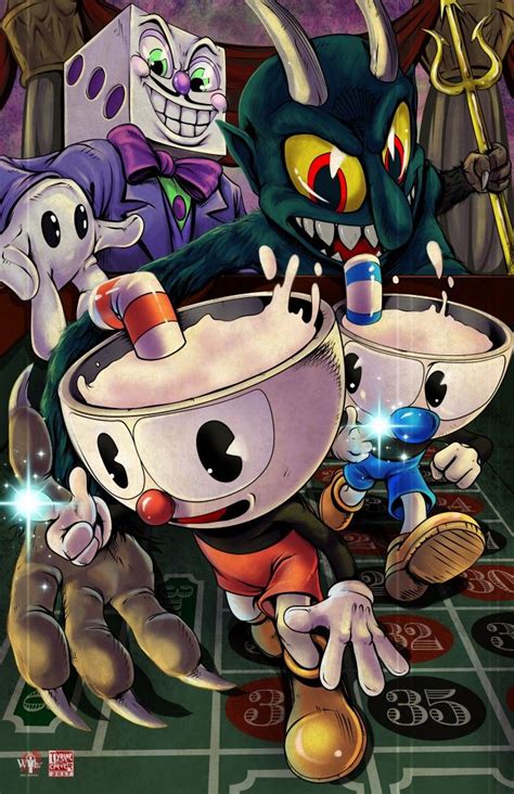 Cuphead Game Art Concept Art Characters Video Game Art