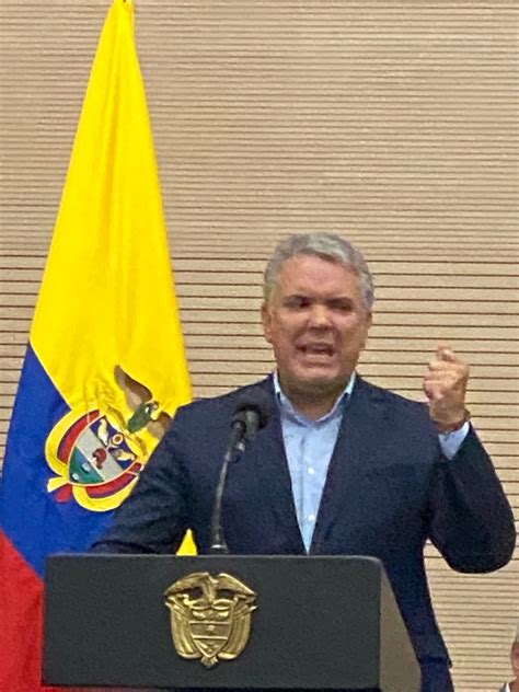 Presidente De Colombia Iván Duque Márquez Un Millón De Personas