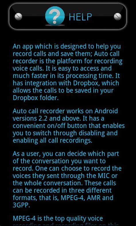 This app is one of the best call recording apps for android so far. Application - Auto Call Recorder