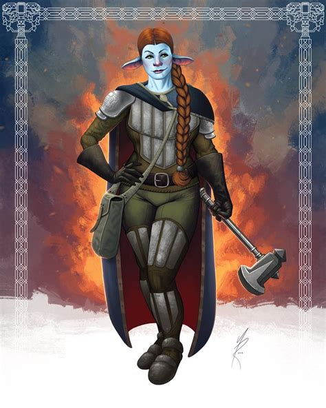 Art Firbolg Cleric Of The Forge Rdnd