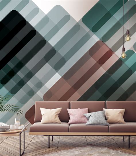 Colorful And Abstract Patterned Wallcoverings By Leigh Bagley X Newmor