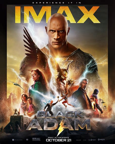 Official IMAX Poster For Black Adam R DC Cinematic