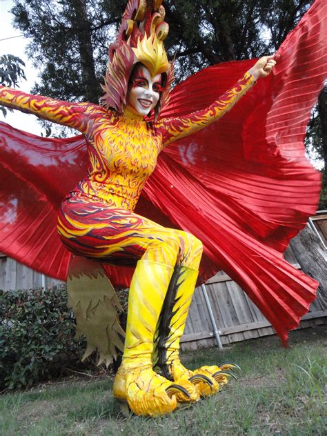 The Phoenix Costume Process Phoenix Costume Bird Costume Costumes