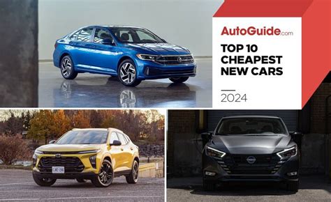Top 10 Cheapest New Cars To Buy