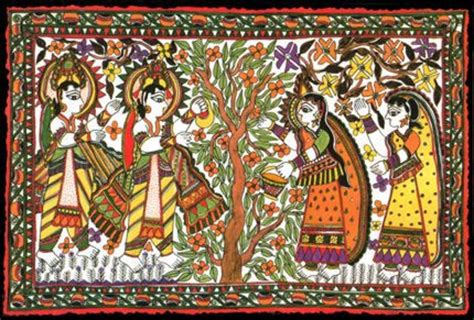 The General Characteristics Of Madhubani Paintings An Indian Folk Art