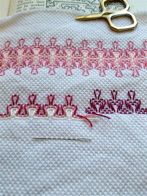 Huck Weaving Test Swedish Embroidery Swedish Weaving Swedish