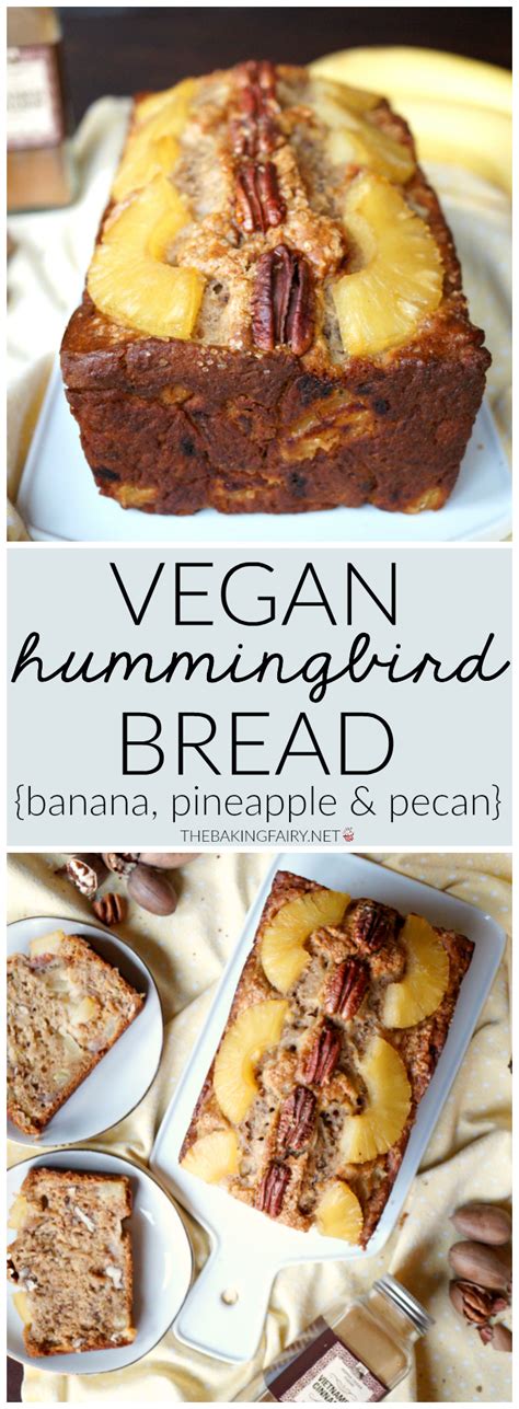 This cake was made more delicious by adding 1t cinnamon and 1t alspice. vegan hummingbird bread {banana, pineapple & pecan} | The ...