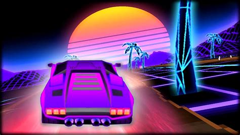 Sunset Racing New 80s Game Neon Drive Youtube