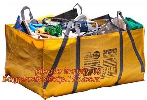 Golden Supplier 1000kg Bulk Bag 1 Ton Skip Bag Pp Jumbo Bagpp