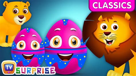 Chuchutv Classics Surprise Eggs Wildlife Toys Kids Learn About Baby