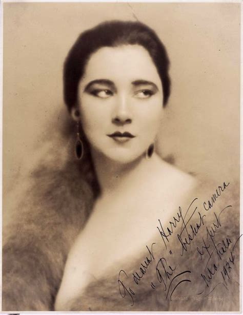Nita Naldi Signed Vintage Original Portrait 1924 Nita Naldi